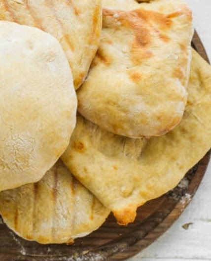 Homemade Pita Bread - HealthyHappyLife.com