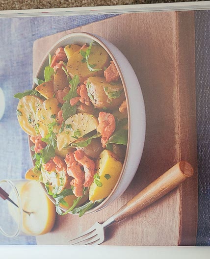 Warm Salmon and Potato Salad