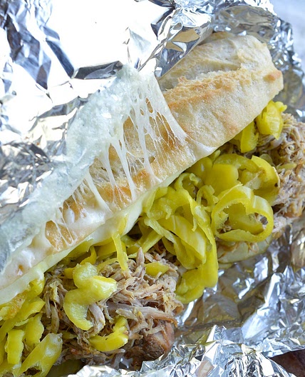 Slow Cooker Pulled Pork Cuban Sandwiches