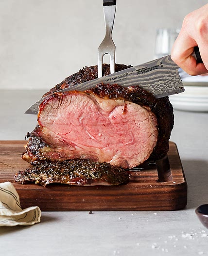 Herb Crusted Prime Rib - Reverse-Seared, Paleo
