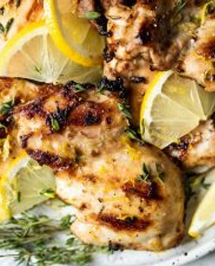 Quick & Easy Grilled Lemon Chicken Thighs