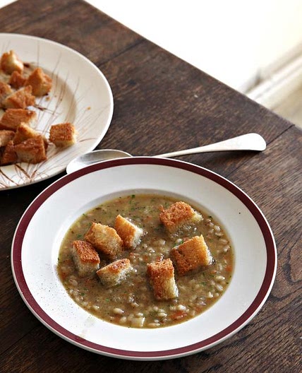 Pearl barley broth