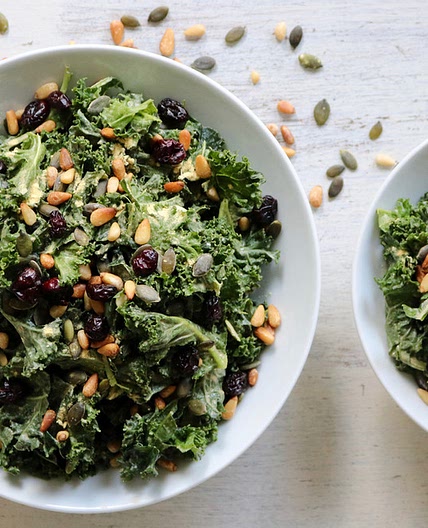 Massaged Umami Kale Salad