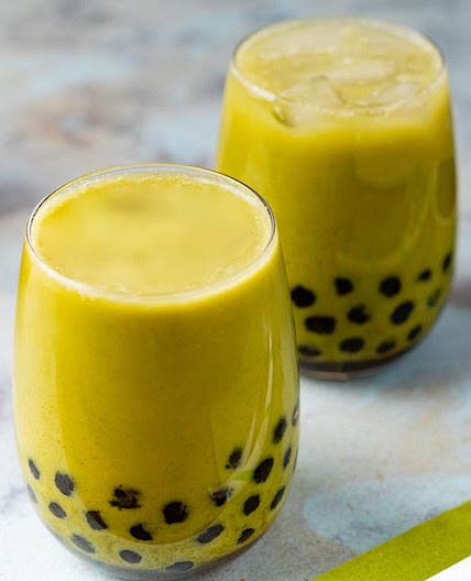 Creamy Matcha Bubble Tea