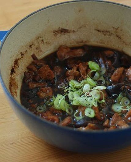 Fuchsia Dunlop's Braised Chicken with Dried Shiitake Mushrooms
