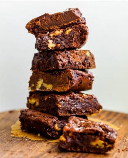 Crinkle-Top Brownies - HealthyHappyLife.com