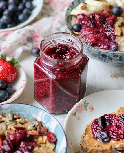 Easy Berry Chia Seed Jam
