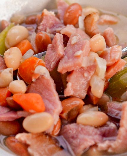 Quick Ham & Bean Soup