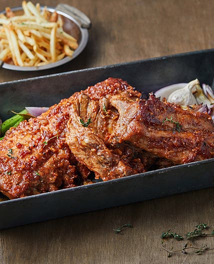 Rack of pork ribs
