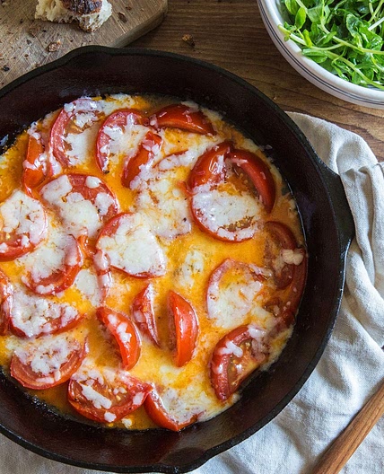 Melty Cheddar Tomatoes