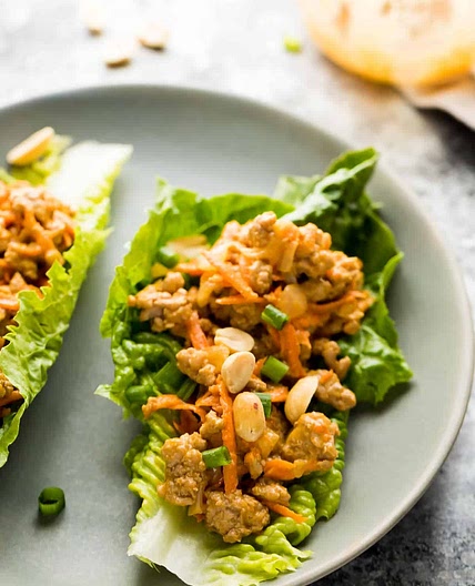 Thai Turkey Lettuce Wraps
