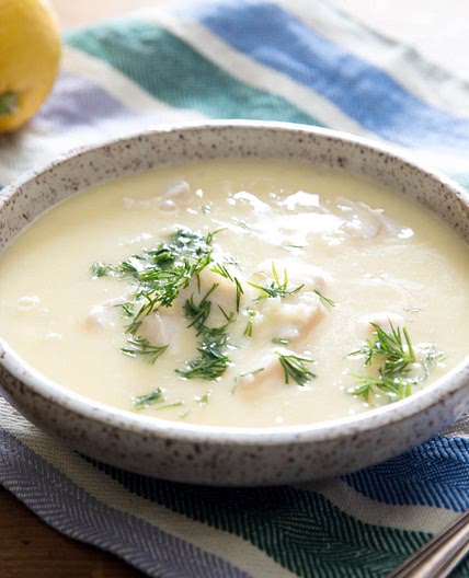 Avgolemeno soup Fortosis style