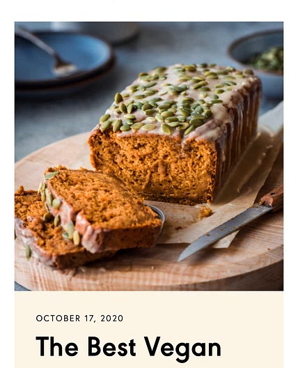 The Best Vegan Pumpkin Bread