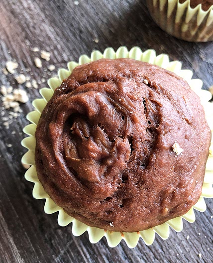 Skinny Chocolate Greek Yogurt Muffins