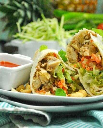 Thai Chicken Wraps