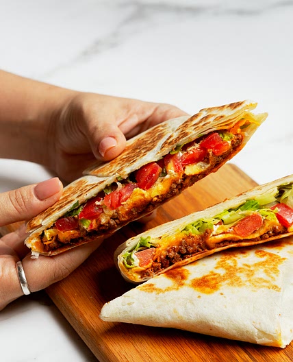 Homestyle Taco Bell Crunchwrap Supreme