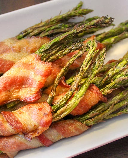 Air Fryer Bacon Wrapped Asparagus