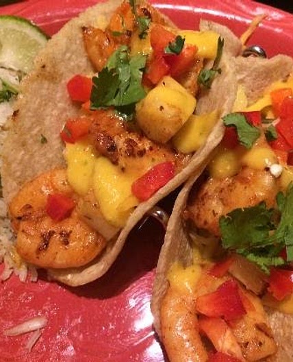 Uncle Julio's Cozumel Shrimp Tacos