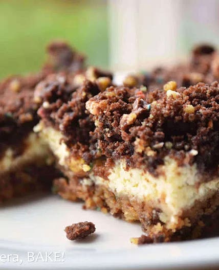 Crushed Cookie Cheesecake Bars
