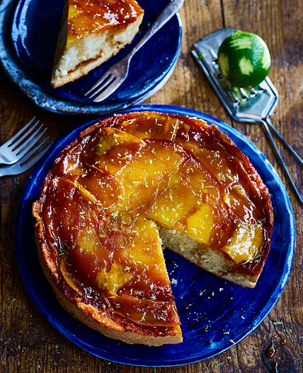 Mango Upside Down Cake - Avant-Garde Vegan