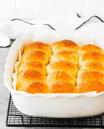 Eggless Homemade Hawaiian Rolls