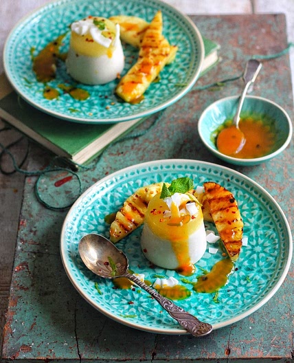 Piña Colada Panna Cotta - Avant-Garde Vegan