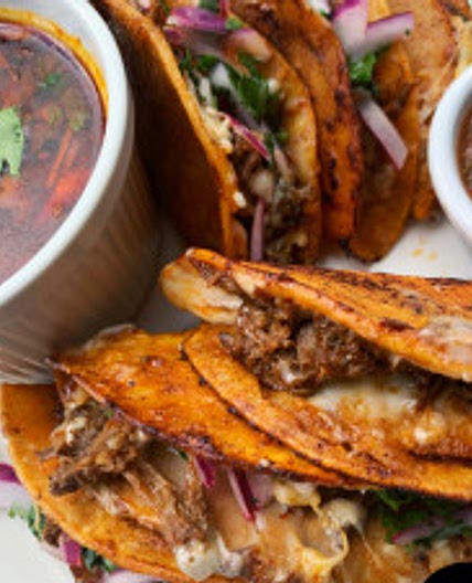 Birria Quesatacos Con Consomé