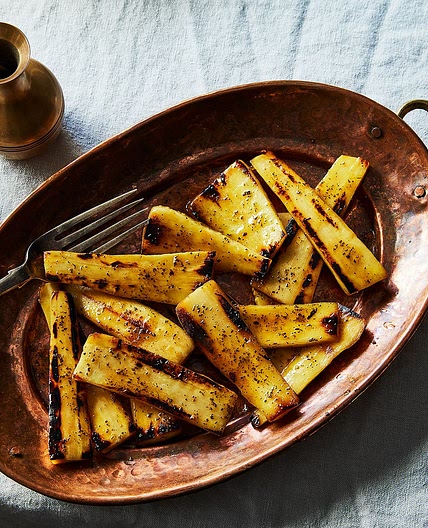 Seared and Glazed Parsnips with Rosemary