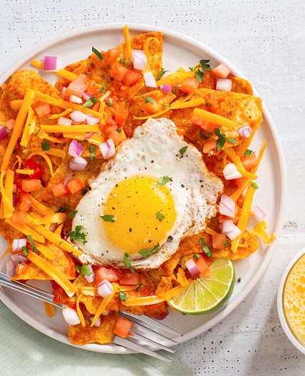 Chilaquiles (nachos déjeuner)