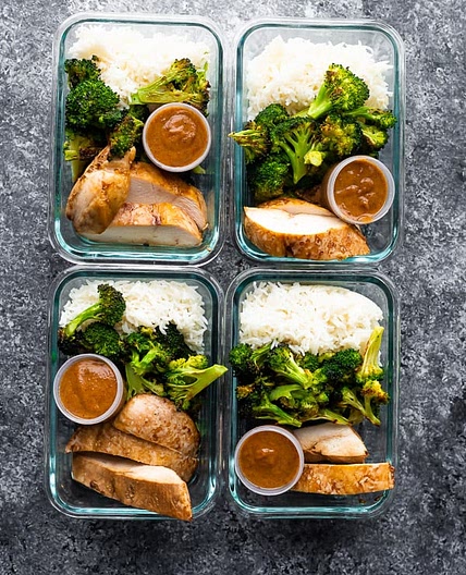 Thai Chicken Lunch Bowls (Meal Prep)