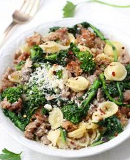 Rao's Pasta with Sausage and Broccoli Rabe