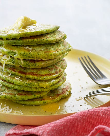 Green pancakes