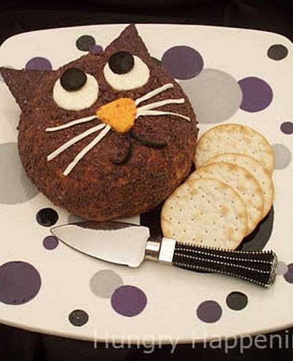 Black Cat Cheese Ball