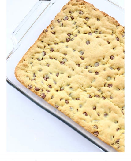 Chocolate Chip Cookie Bars