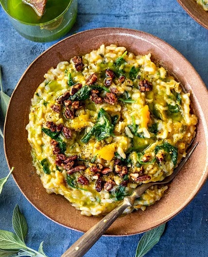 Butternut Squash Risotto  Instant pot