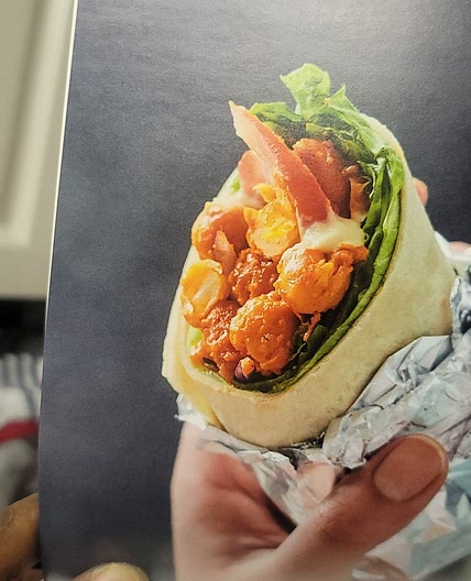 BUFFALO CHICKPEA WRAPS