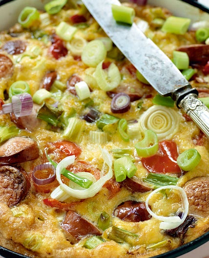 Omelett i ugn - Recept