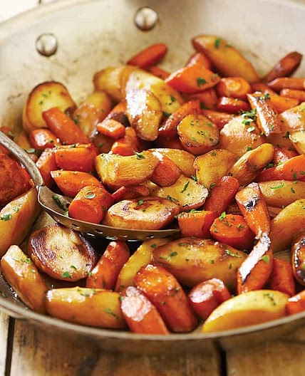 Pan-Roasted Carrots and Parsnips