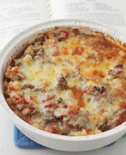 Beef and Hominy Casserole
