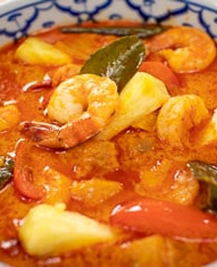 Thai Pineapple Curry with Shrimp