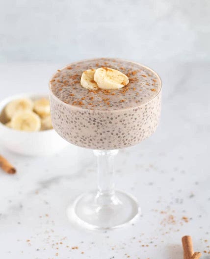 Banana Chia Pudding {Whole30, Paleo, Vegan}