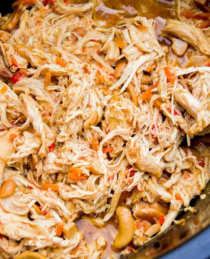 Slow Cooker Asian Chicken Lettuce Wraps