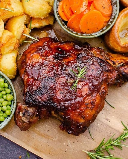 Slow Cooked Leg of Lamb