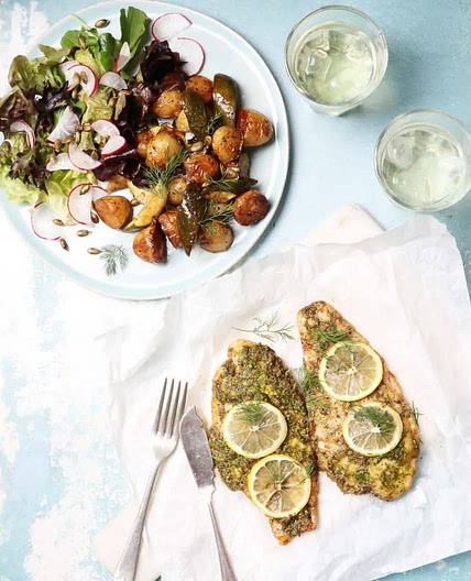 Lemon & Garlic Baked Basa