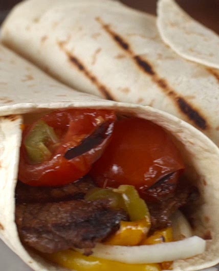 Grilled Beef Fajitas with Spicy Salsa