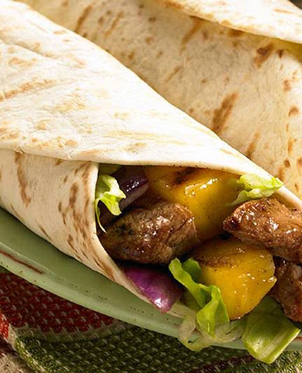 Smoky Pork & Mango Fajitas