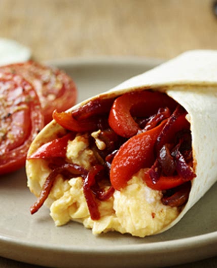 Vegetable Egg Fajitas