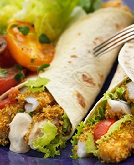 Crispy Cod Fajitas
