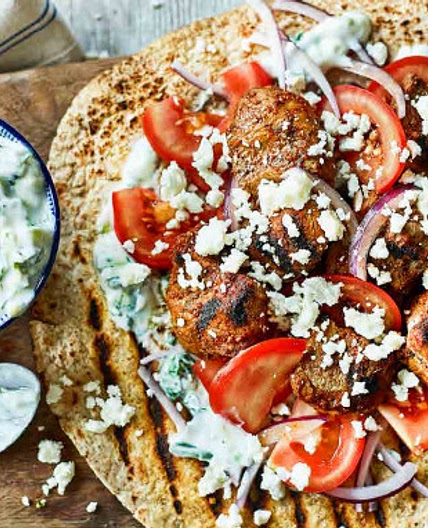 Lamb Kebabs with Tzatziki