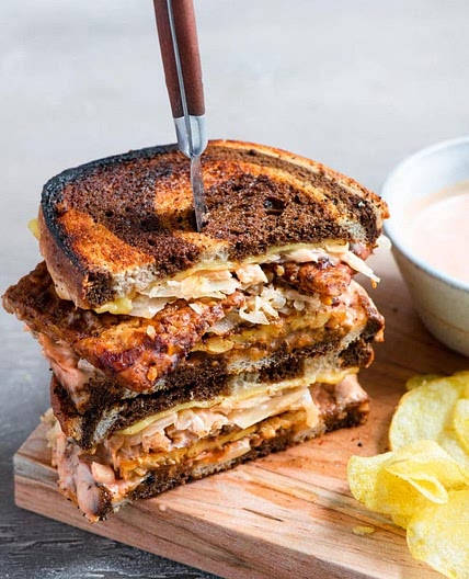 Vegan Reuben Sandwiches